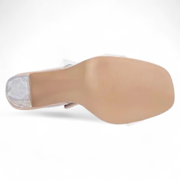 Olivia Miller Naked Truth Women S Heeled Dress Sandals - Picture 4 of 4